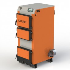 Твердопаливний котел Kotlant КГ 30 кВт з електронною автоматикою та вентилятором тривалого горіння