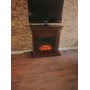 Пристінний каминокомплект Fireplace Італія Кароліна ефект живого полум'я зі звуком і обігрівом