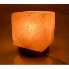 Светильник MIRSA Куб 4-5 кг из гималайской розовой соли для бани и сауны