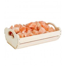 Ящик GREUS с гималайской розовой солью 10 кг для бани и сауны