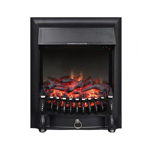 Камін підлоговий Fireplace Лас-Вегас Жовтий + Венге з ефектом мерехтливих дров зі звуком і обігрівом