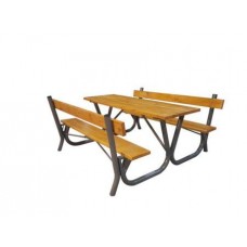 Комплект стол для пикника Rud Альтанка 5 cадовый стол с лавками