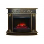 Фронтальний каминокомплект Fireplace Еврика Чорний ефект живого полум'я зі звуком і обігрівом