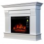 Кутовий камін ArtiFlame ALBION CORNER AF23S Білий б'янко з ефектом полум'я зі звуком і обігрівом