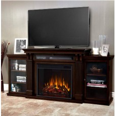 ТБ тумба з каміном Fireplace Тибет Венге ефект живого полум'я зі звуком і обігрівом