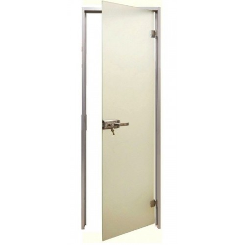 Скляні двері міжкімнатні Tesli Terra White Sateen 680х2015 мм